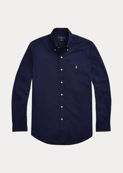 Men's Polo Ralph Lauren Poplin Shirts | 586103LSY